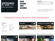 Tablet Screenshot of enfocandoalaluz.com